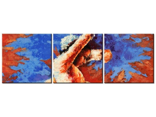 Obraz Taniec z kastanietami, 3 elementy, 120x40 cm Oobrazy