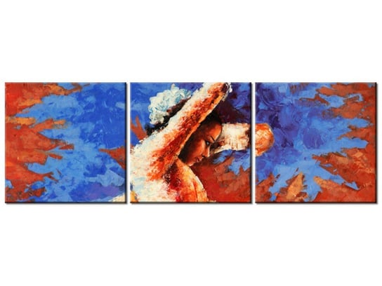 Obraz Taniec z kastanietami, 3 elementy, 150x50 cm Oobrazy