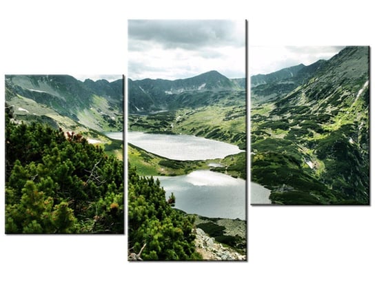 Obraz Tatry Dolina Pięciu Stawów, 3 elementy, 90x60 cm Oobrazy