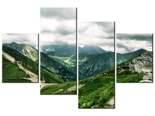 Obraz Tatry kraj4 elementy, 120x80 cm Oobrazy
