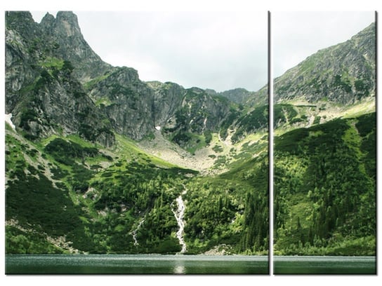 Obraz Tatry - Morskie Oko, 2 elementy, 70x50 cm Oobrazy