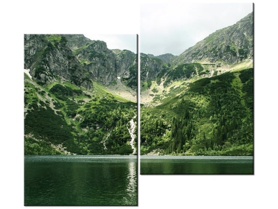 Obraz Tatry - Morskie Oko, 2 elementy, 80x70 cm Oobrazy