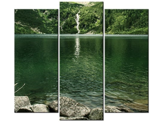 Obraz Tatry - Morskie Oko, 3 elementy, 90x80 cm Oobrazy