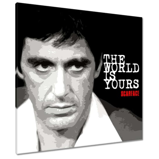 Obraz The World is Yours Al Pacino, 70x70cm ZeSmakiem