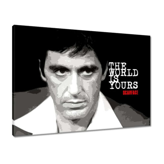 Obraz The World Is Yours Pacino, 70x50cm ZeSmakiem