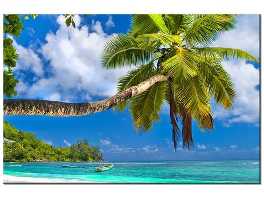Obraz Tropikalna sceneria - Seszele, 30x20 cm Oobrazy