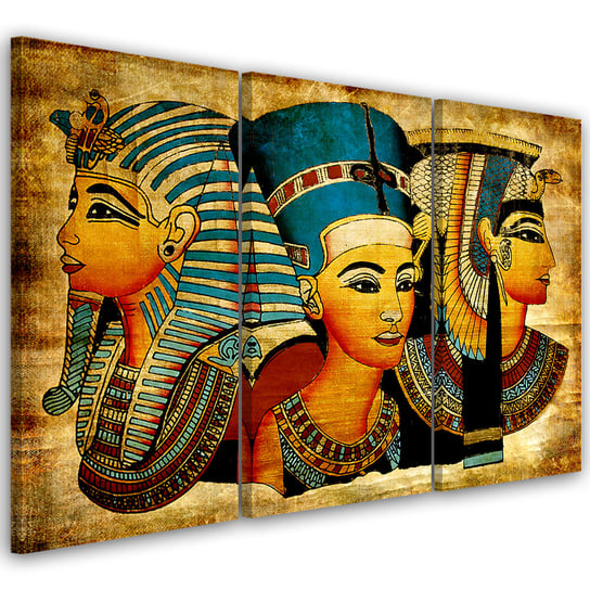 Obraz tryptyk na płótnie trzyczęściowy FEEBY, Egipt 60x30 Feeby
