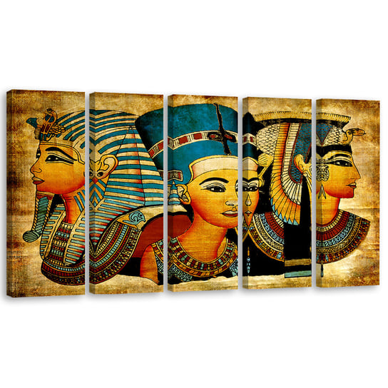Obraz tryptyk pięcioczęściowy FEEBY, Egipt 100x40 Feeby