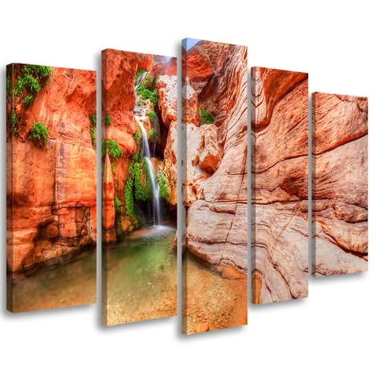Obraz tryptyk pięcioczęściowy FEEBY, Wielki Kanion Krajobraz obraz 100x70 Feeby