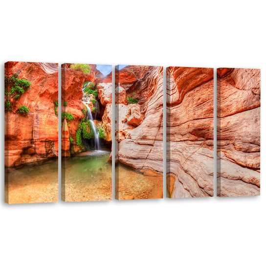 Obraz tryptyk pięcioczęściowy FEEBY, Wielki Kanion Krajobraz obraz 150x60 Feeby