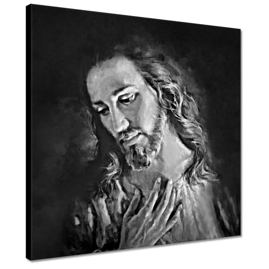 Obraz Twarz Jezusa Chrystusa, 40x40cm ZeSmakiem