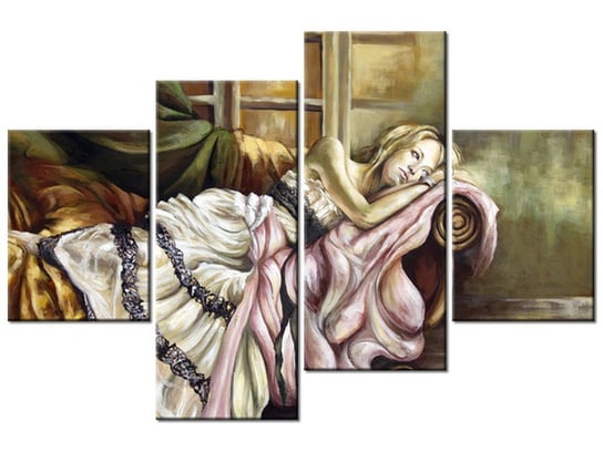 Obraz Ucieczka w marzenia, 4 elementy, 120x80 cm Oobrazy