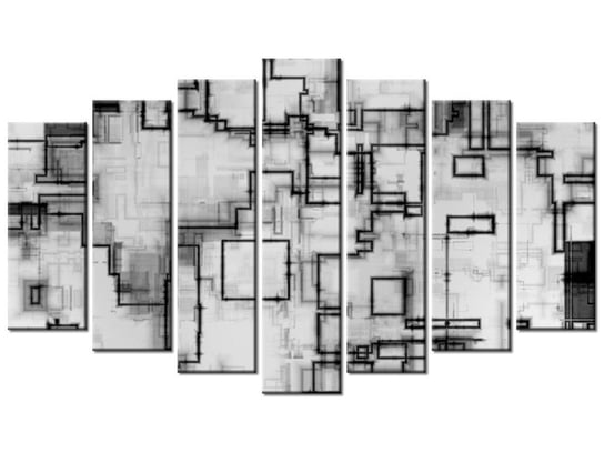 Obraz Urban audit, 7 elementów, 140x80 cm Oobrazy