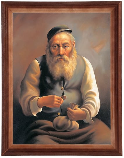 Obraz w drewnianej ramie, 30x40 cm- Żyd III, Marian Kaszuba POSTERGALERIA