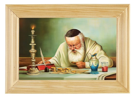 Obraz w drewnianej ramie, o wymiarach 10x15 cm - Talary, Adam Lis POSTERGALERIA