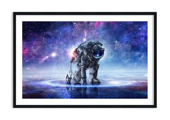 Obraz w ramie ARTTOR Niebo gwiaździste nade mną - kosmonauta kosmos, F1BAA120x80-3985, 120x80 cm ARTTOR