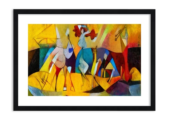 Obraz w ramie ARTTOR Słońce - życie - radość - postacie zwierzęta, F1BAA70x50-3455, 70x50 cm ARTTOR