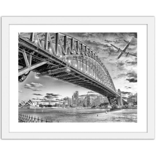 Obraz w ramie białej FEEBY, Sydney, 29,7x21 cm Feeby