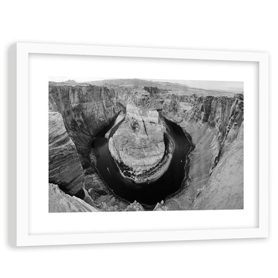 Obraz w ramie białej FEEBY, Widok na wielki kanion 2, 90x60 cm Feeby