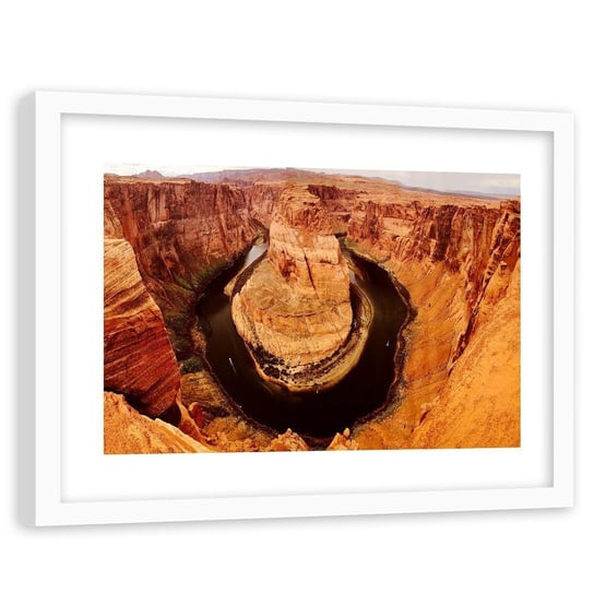 Obraz w ramie białej FEEBY, Wielki Kanion Kolorado 90x60 Feeby