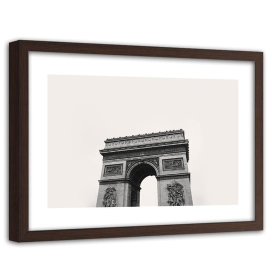 Obraz w ramie brązowej FEEBY, Luk Triumfalny Paryż 120x80 Feeby