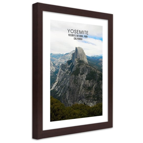 Obraz w ramie brązowej FEEBY, Park Narodowy Yosemite 40x60 Feeby