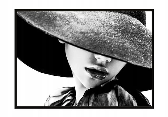 Obraz w ramie czarnej E-DRUK, Dziewczyna, 43x33 cm, P900 e-druk