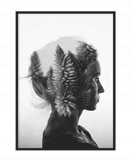 Obraz w ramie czarnej E-DRUK, Dziewczyna, 53x73 cm, P1248 e-druk