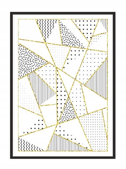 Obraz w ramie czarnej E-DRUK, Geometria, 33x43 cm, P1800 e-druk