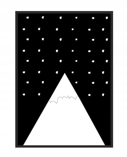 Obraz w ramie czarnej E-DRUK, Góra, 33x43 cm, P156 e-druk
