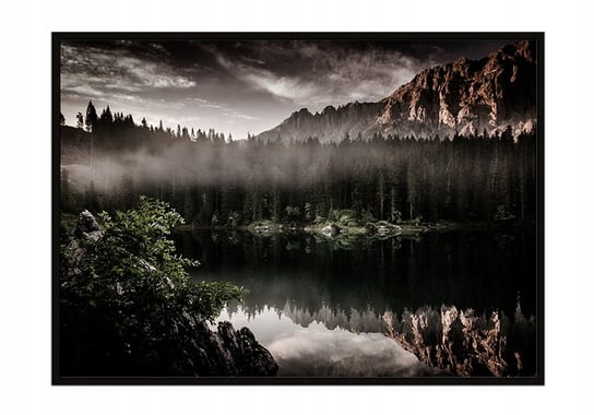 Obraz w ramie czarnej E-DRUK, Góry, 33x43 cm, P1009 e-druk