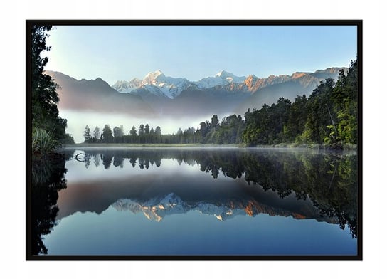 Obraz w ramie czarnej E-DRUK, Góry, 33x43 cm, P1804 e-druk