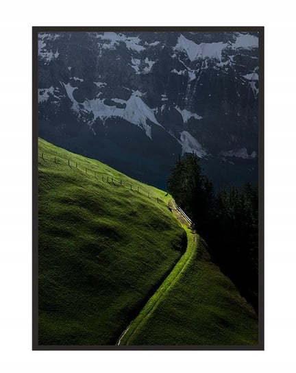 Obraz w ramie czarnej E-DRUK, Góry, 53x73 cm, P1178 e-druk
