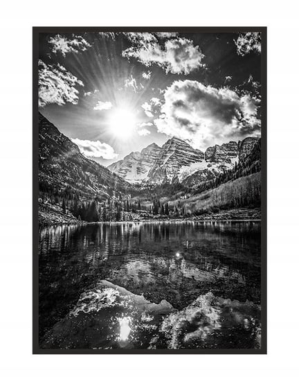 Obraz w ramie czarnej E-DRUK, Góry, 53x73 cm, P1179 e-druk