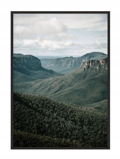Obraz w ramie czarnej E-DRUK, Góry, 53x73 cm, P1377 e-druk