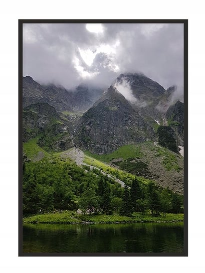 Obraz w ramie czarnej E-DRUK, Góry, 53x73 cm, P1378 e-druk