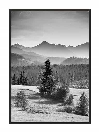 Obraz w ramie czarnej E-DRUK, Góry, 53x73 cm, P1382 e-druk