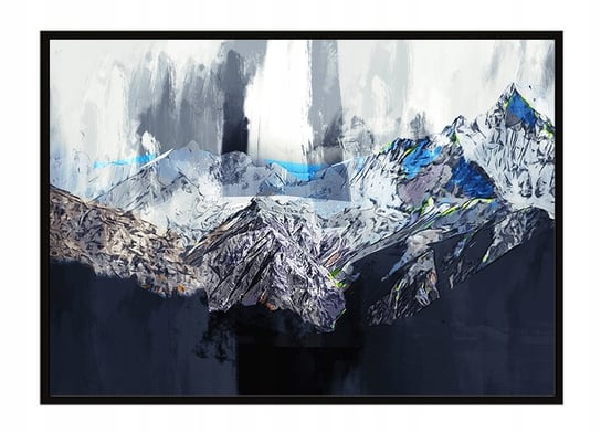 Obraz w ramie czarnej E-DRUK, Góry, 53x73 cm, P1552 e-druk