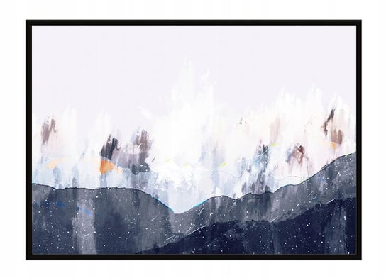 Obraz w ramie czarnej E-DRUK, Góry, 53x73 cm, P1553 e-druk