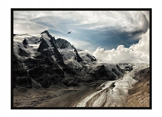 Obraz w ramie czarnej E-DRUK, Góry, 53x73 cm, P1808 e-druk