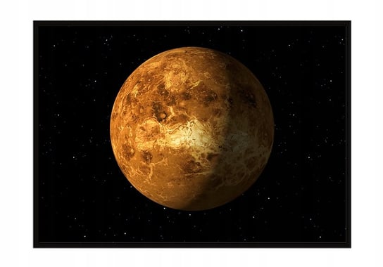 Obraz w ramie czarnej E-DRUK, Kosmos Wenus, 33x43 cm, P1006 e-druk