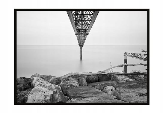 Obraz w ramie czarnej E-DRUK, Krajobraz, 43x33 cm, P897 e-druk