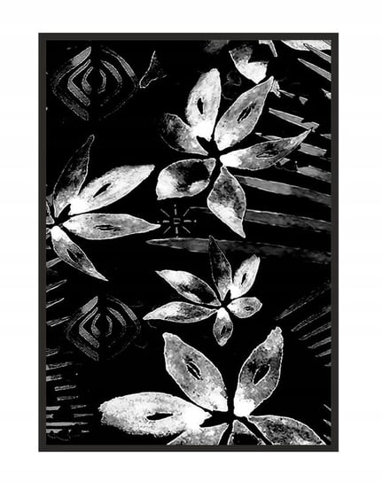 Obraz w ramie czarnej E-DRUK, Kwiaty, 33x43 cm, P1108 e-druk