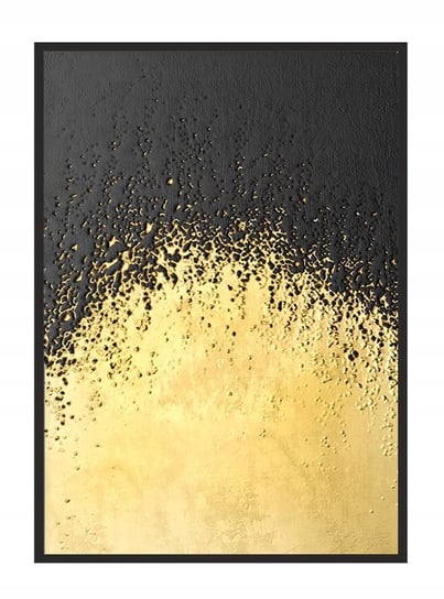 Obraz w ramie czarnej E-DRUK, Złoty, Czarny, 33x43 cm, P1837 e-druk