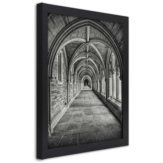 Obraz w ramie czarnej FEEBY, Katedra Architektura 30x45 Feeby