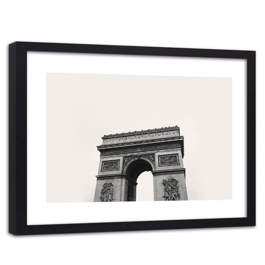 Obraz w ramie czarnej FEEBY, Luk Triumfalny Paryż 120x80 Feeby