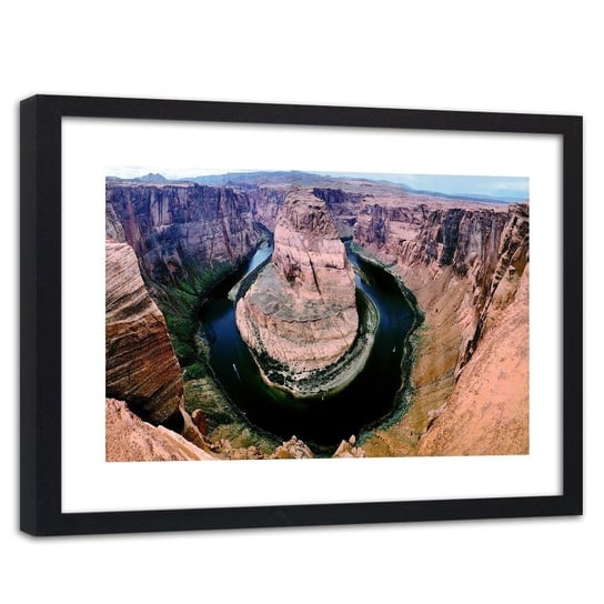 Obraz w ramie czarnej FEEBY, Wielki Kanion góry widok 120x80 Feeby