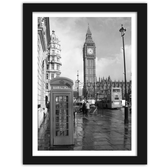 Obraz w ramie FEEBY, Big Ben, 50x70 cm Feeby