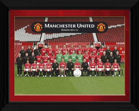Obraz w ramie GBEYE Manchester United Team Photo 11/12, 40x30 cm Manchester United
