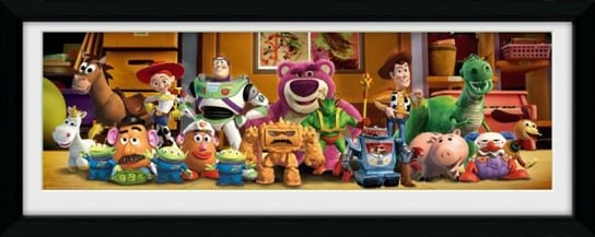 Obraz w ramie GBEYE Toy Story 3 Cast, 75x30 cm Disney